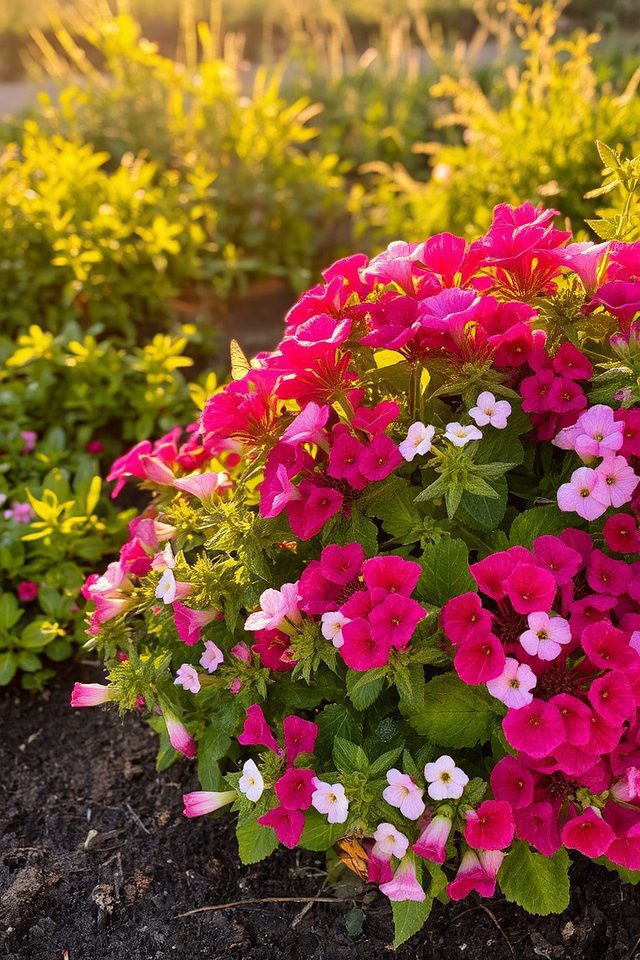 vibrant summer garden flowers