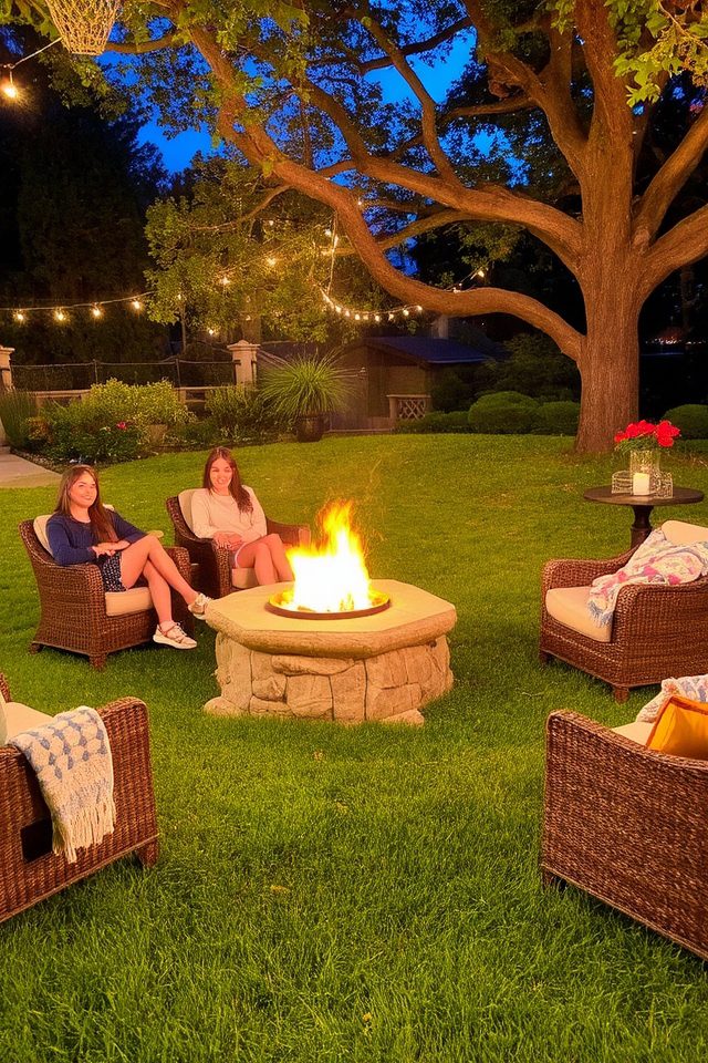 warm gatherings around fire