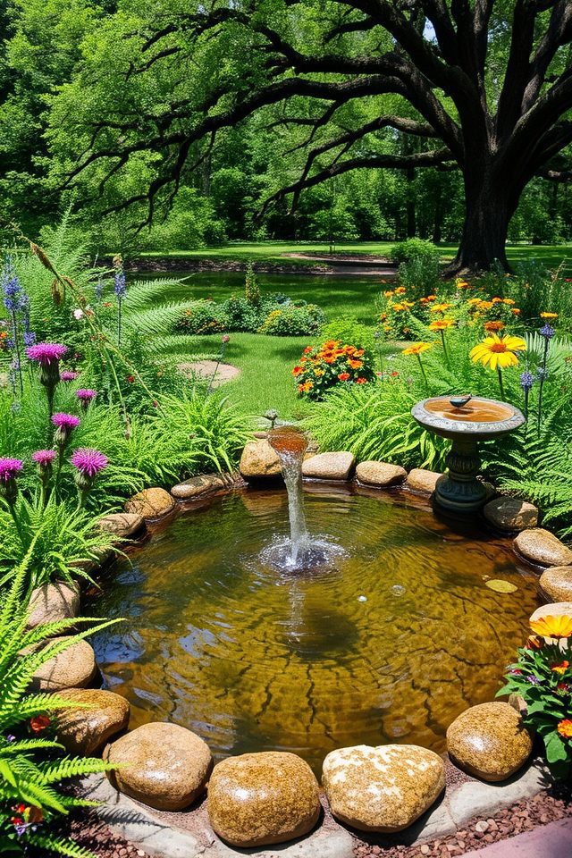 water feature for wildlife