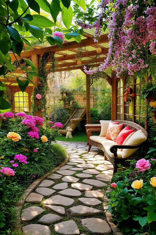 whimsical garden retreat experience