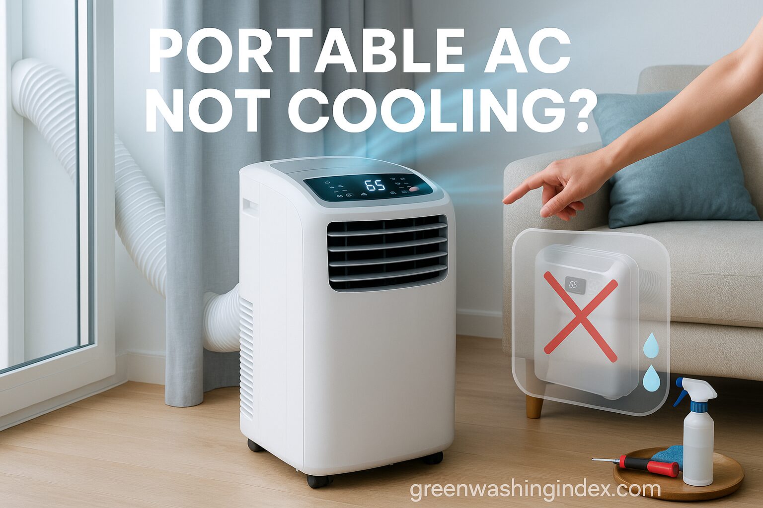 Portable AC Not Cooling