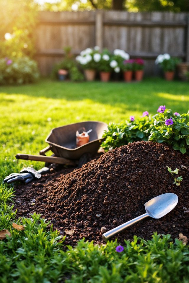 coffee grounds enhance lawns