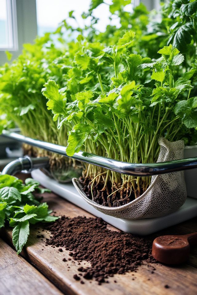 coffee grounds for hydroponics