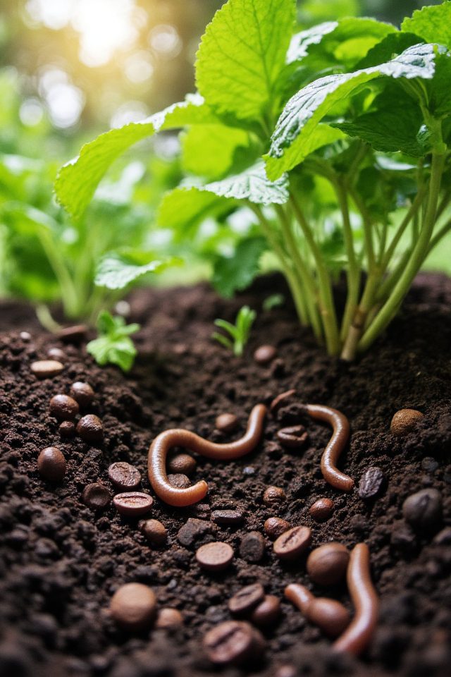 Coffee Grounds for Garden