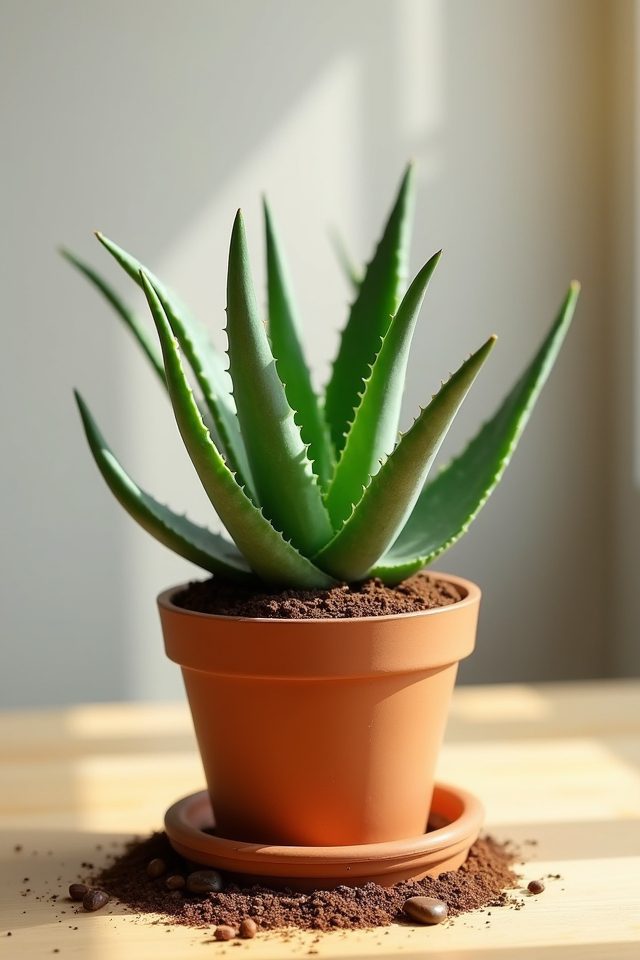 aloe vera indoor plant