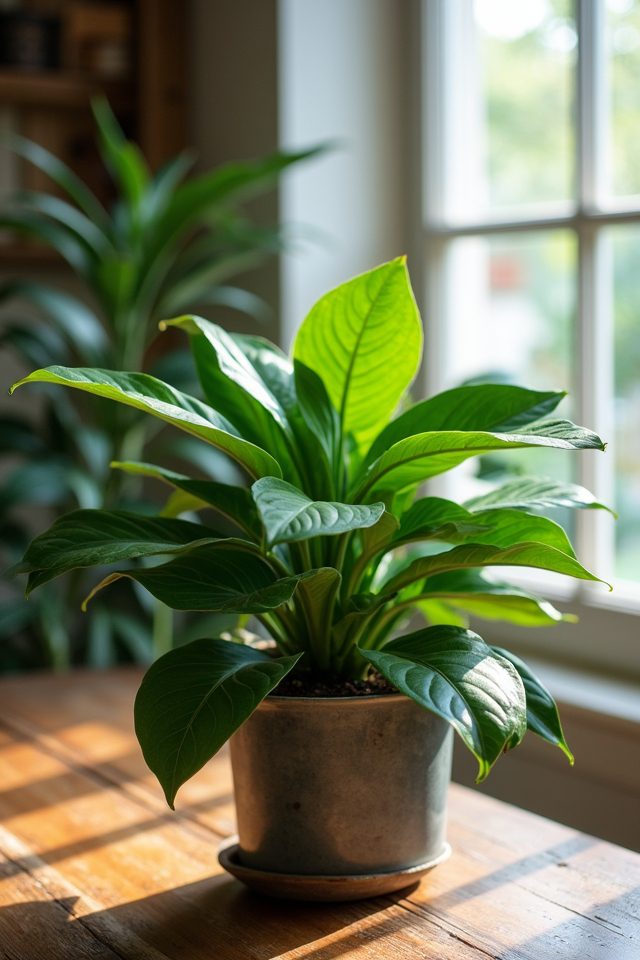 cast iron indoor plant