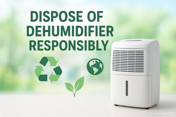 DISPOSE OF DEHUMIDIFIER RESPONSIBLY