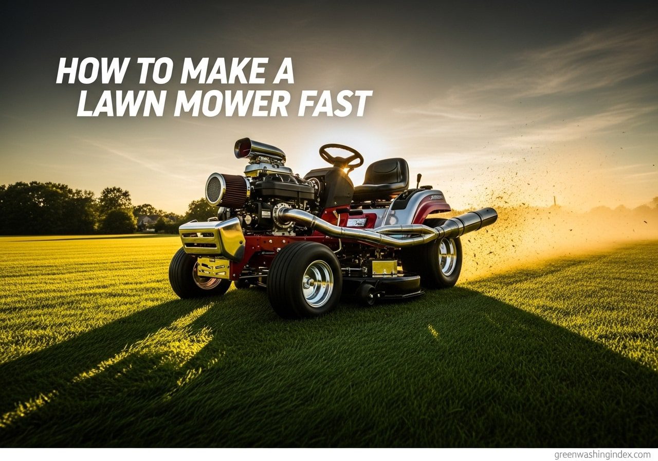 How to Make a Lawn Mower Fast