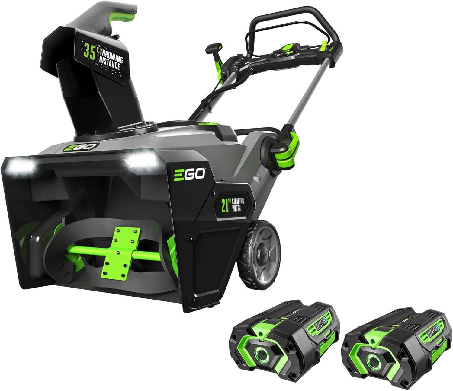 EGO Power+ SNT2102 21-Inch 56-Volt Lithium-Ion Cordless Snow Blower - Digital Display Control Panel - GreenwashingIndex