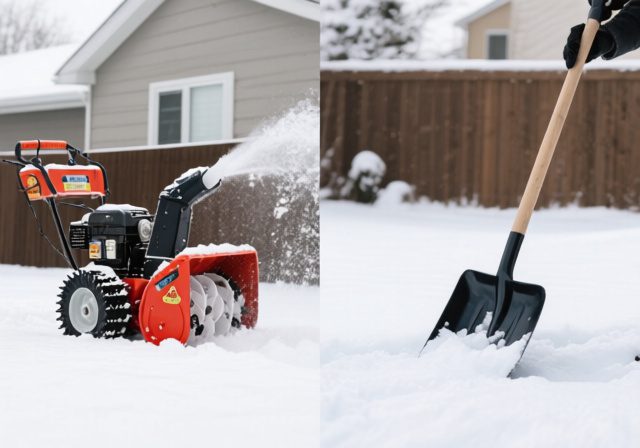Snow Blower vs Shovel: Complete 2025 Comparison Guide