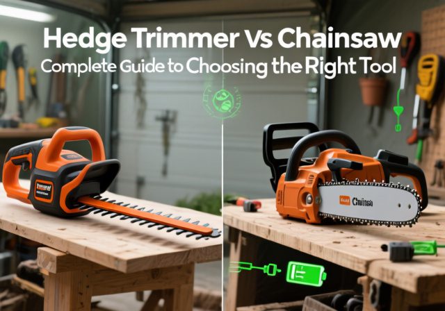 Hedge Trimmer vs Chainsaw: Complete Guide [2025]