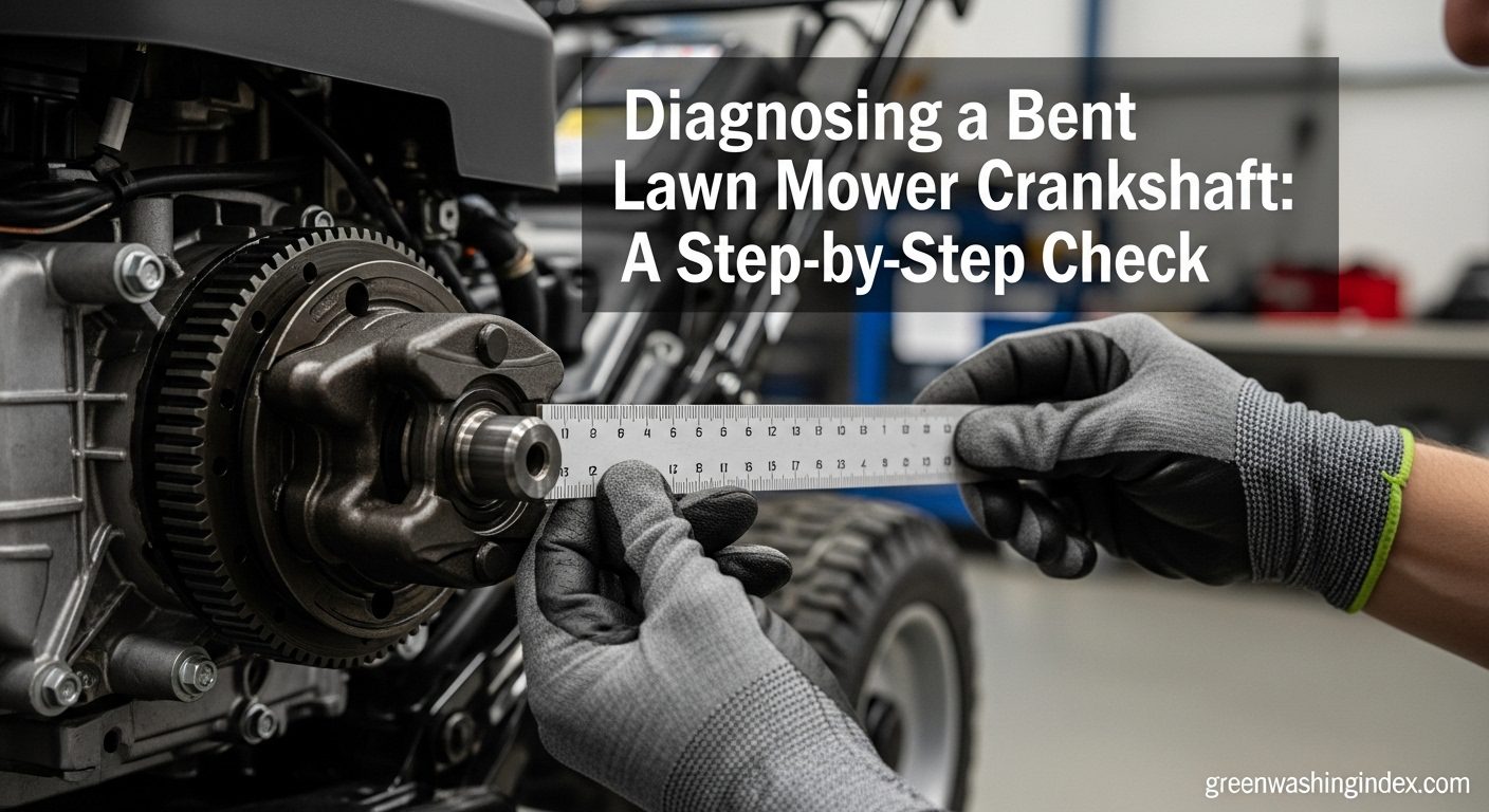 Bent Lawn Mower Crankshaft