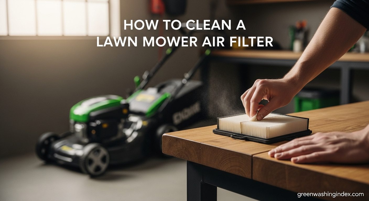 How to Clean Lawn Mower Paper Air Filter