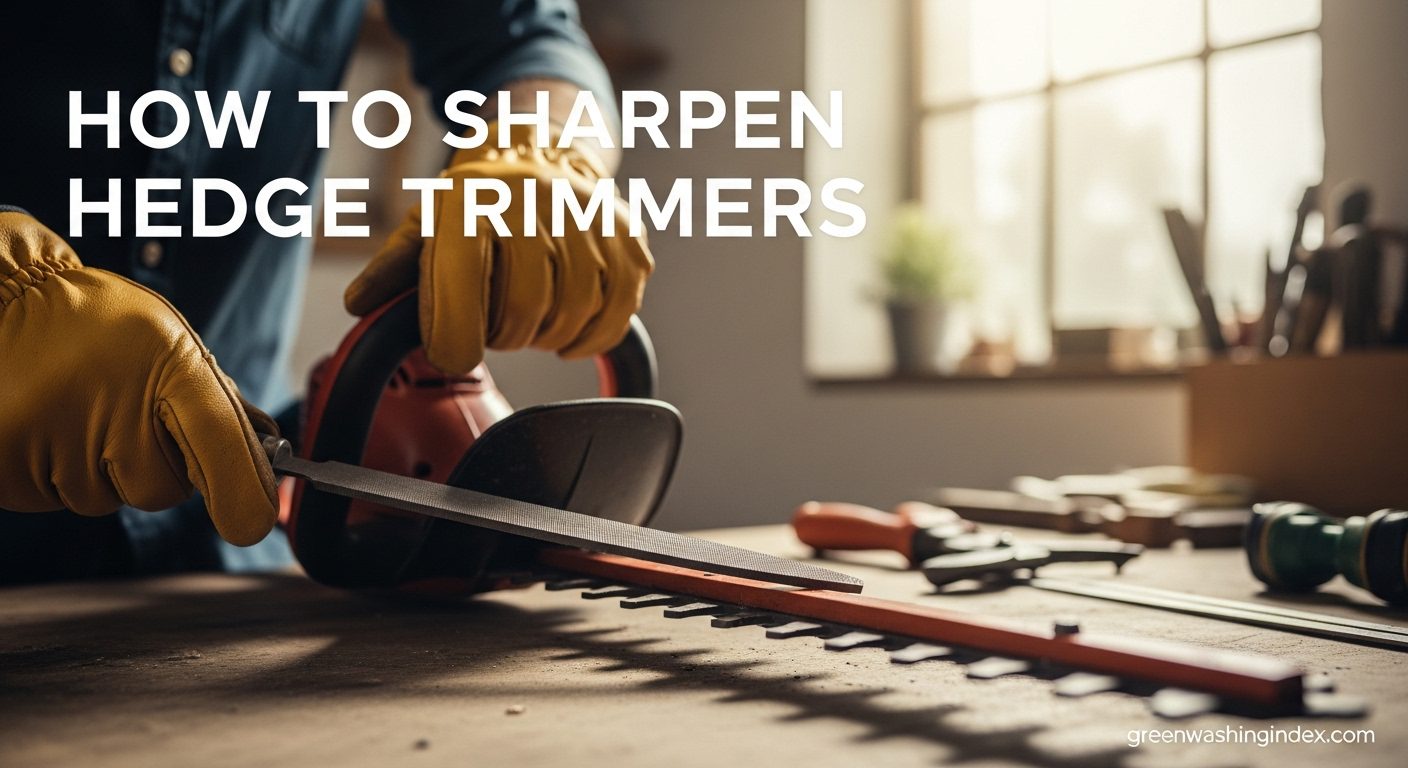 How to Sharpen Hedge Trimmers