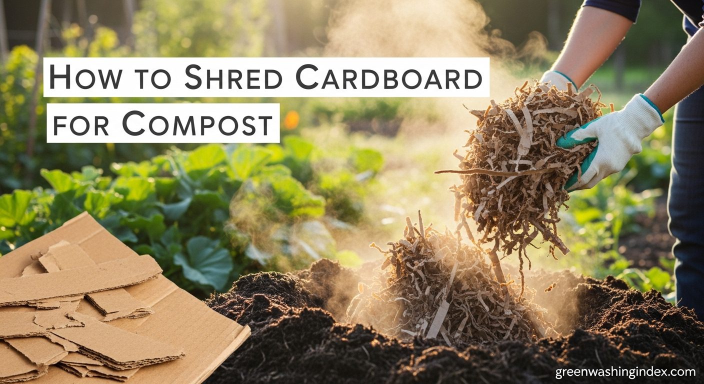 How to Shred Cardboard for Compost