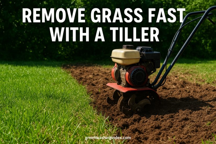 How to Use a Tiller to Remove Grass