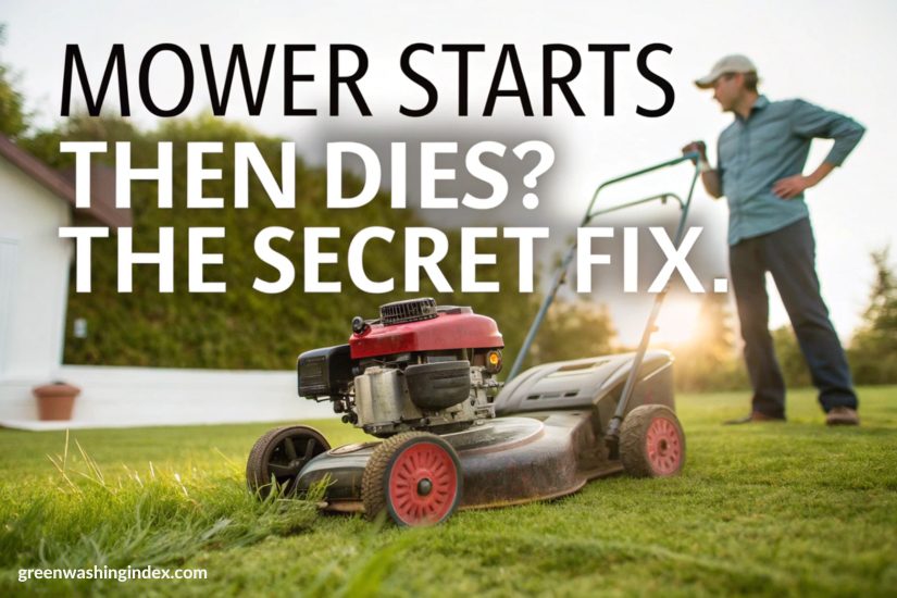Lawn Mower Starts Then Dies