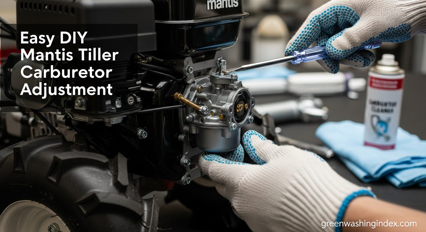Mantis Tiller Carburetor Adjustment