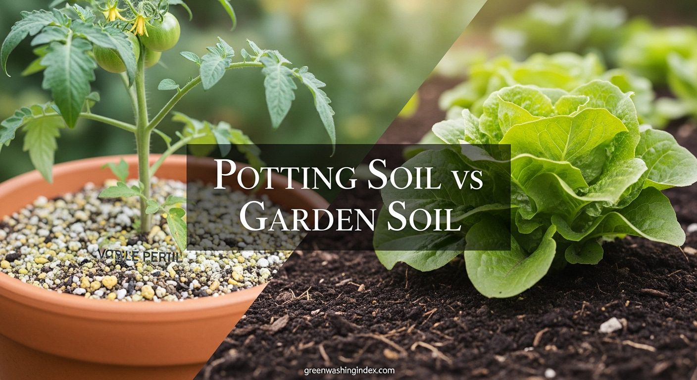 Potting Soil vs Garden Soil