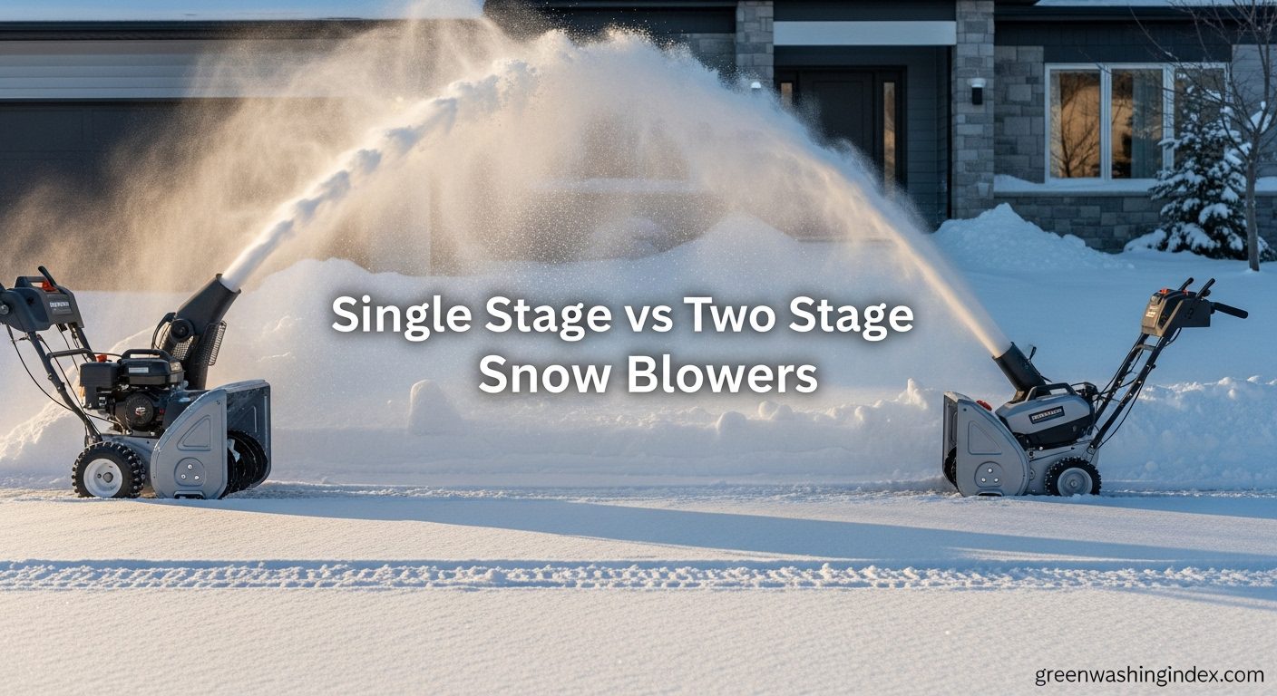 Single Stage vs Two Stage Snow Blower