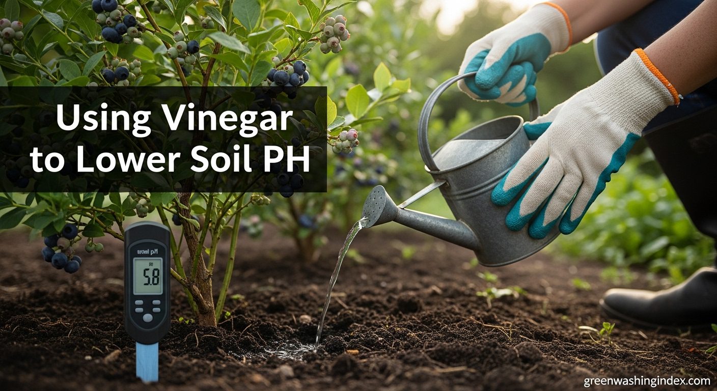 Using Vinegar to Lower Soil pH