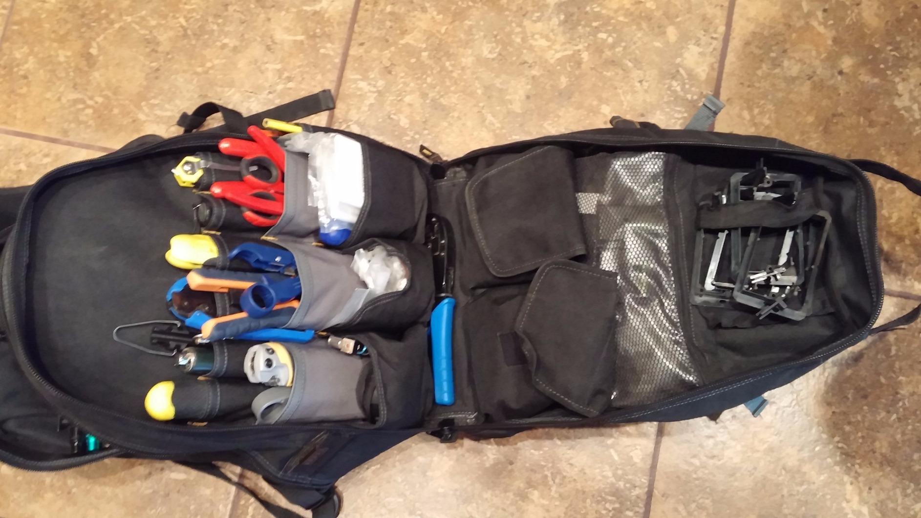 Custom Leathercraft1132 75-Pocket Tool Backpack - Customer Photo 2