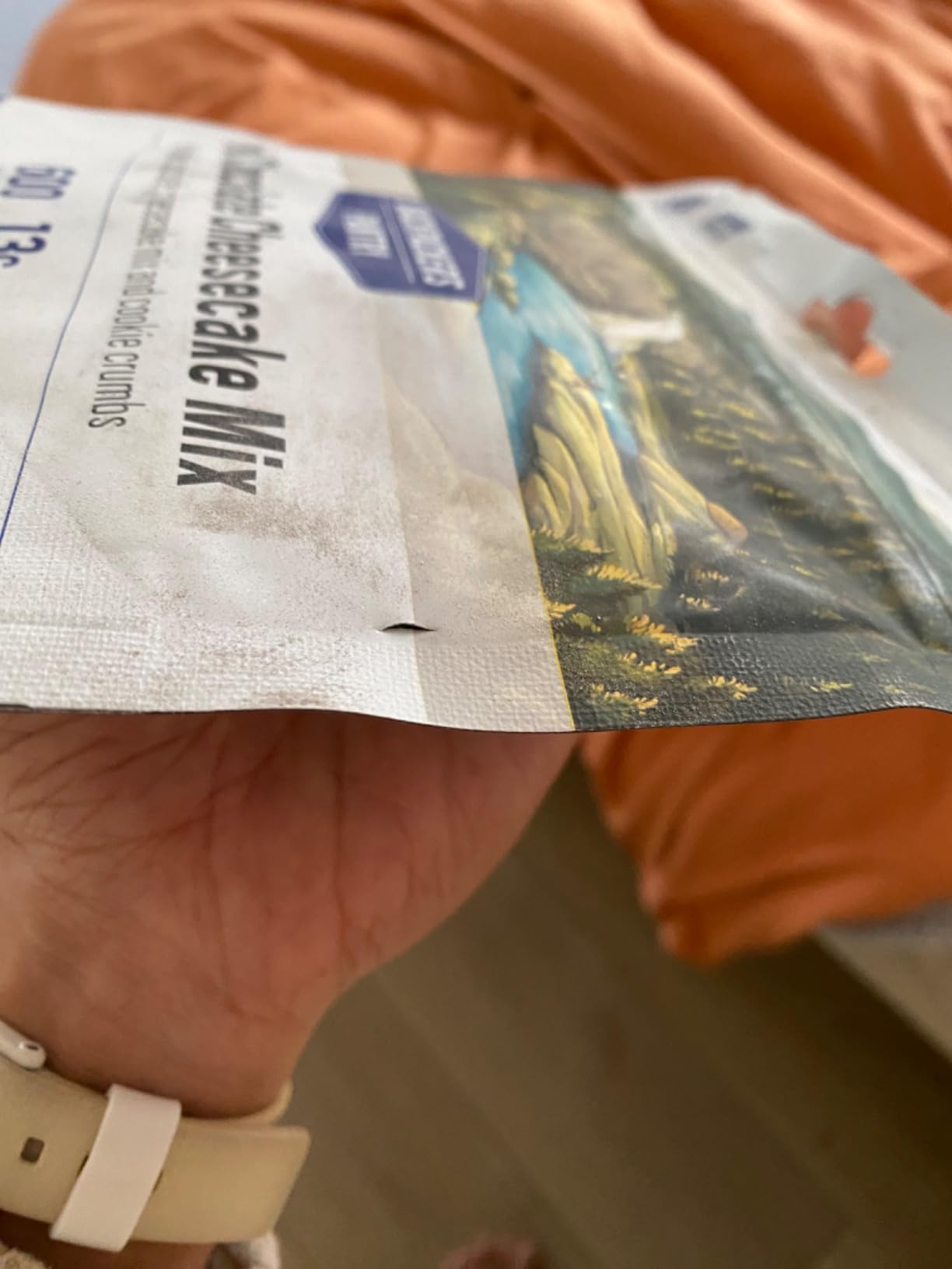 Backpacker's Pantry Dark Chocolate Cheesecake Mix - Freeze Dried Backpacking & Camping Food - Emergency Food - 13 Grams of Protein, Vegetarian - 1 Count - Customer Photo 1