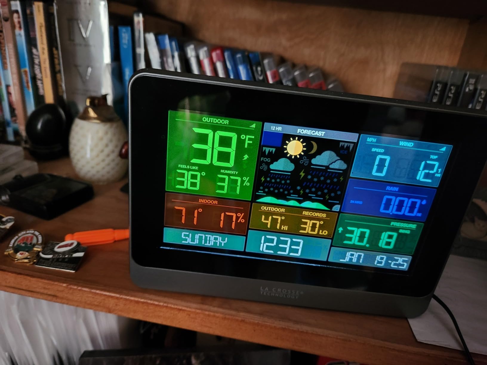 Lasko Oscillating Digital Ceramic Tower Heater for Home with Adjustable Thermostat, Timer and Remote Control, 23 Inches, 1500W, Silver, 755320 - Customer Photo 4