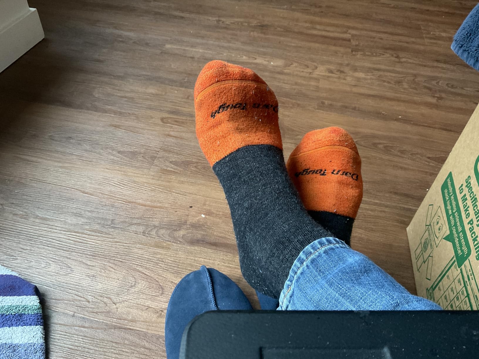 Darn Tough Hiker Midweight Micro Crew Sock with Cushion, Mens Socks for Hiking and Camping, Boot Socks - Customer Photo 1