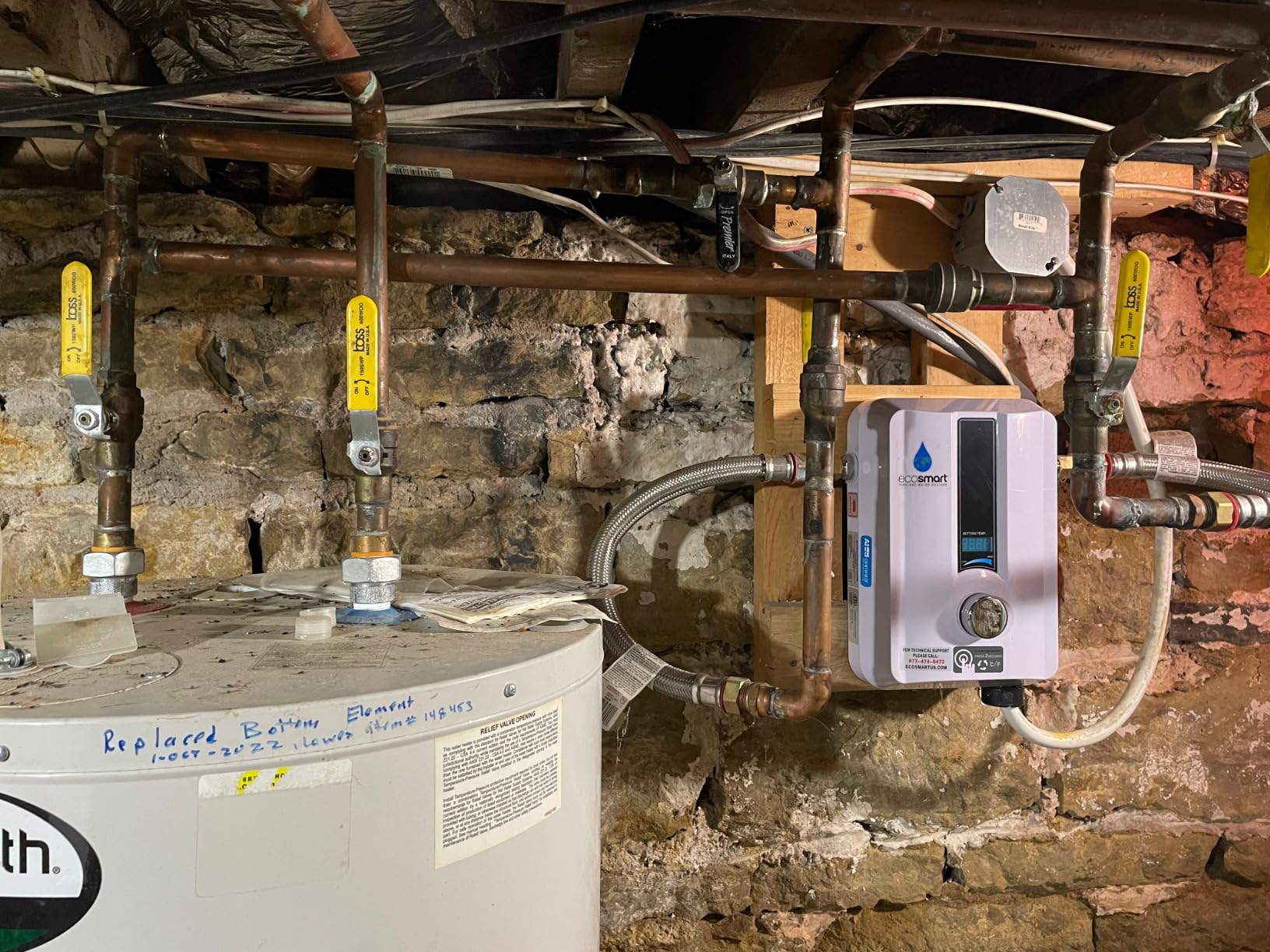 EcoSmart ECO 11 Electric Tankless Water Heater, 13KW at 240 Volts with Patented Self Modulating Technology - Customer Photo 1