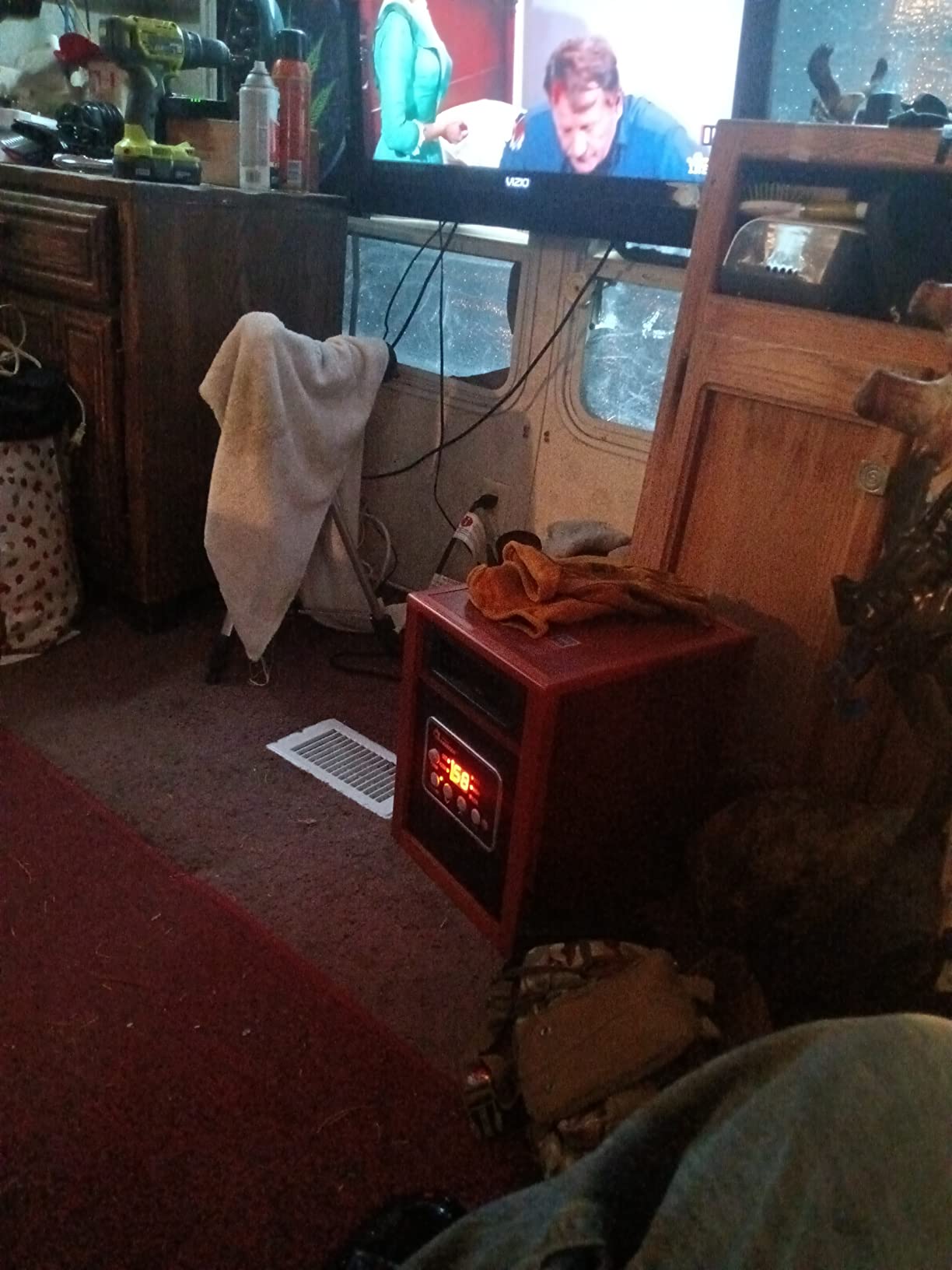 Dr Infrared Heater Portable Space Heater, Original, 1500-Watt, Cherry - Customer Photo 1