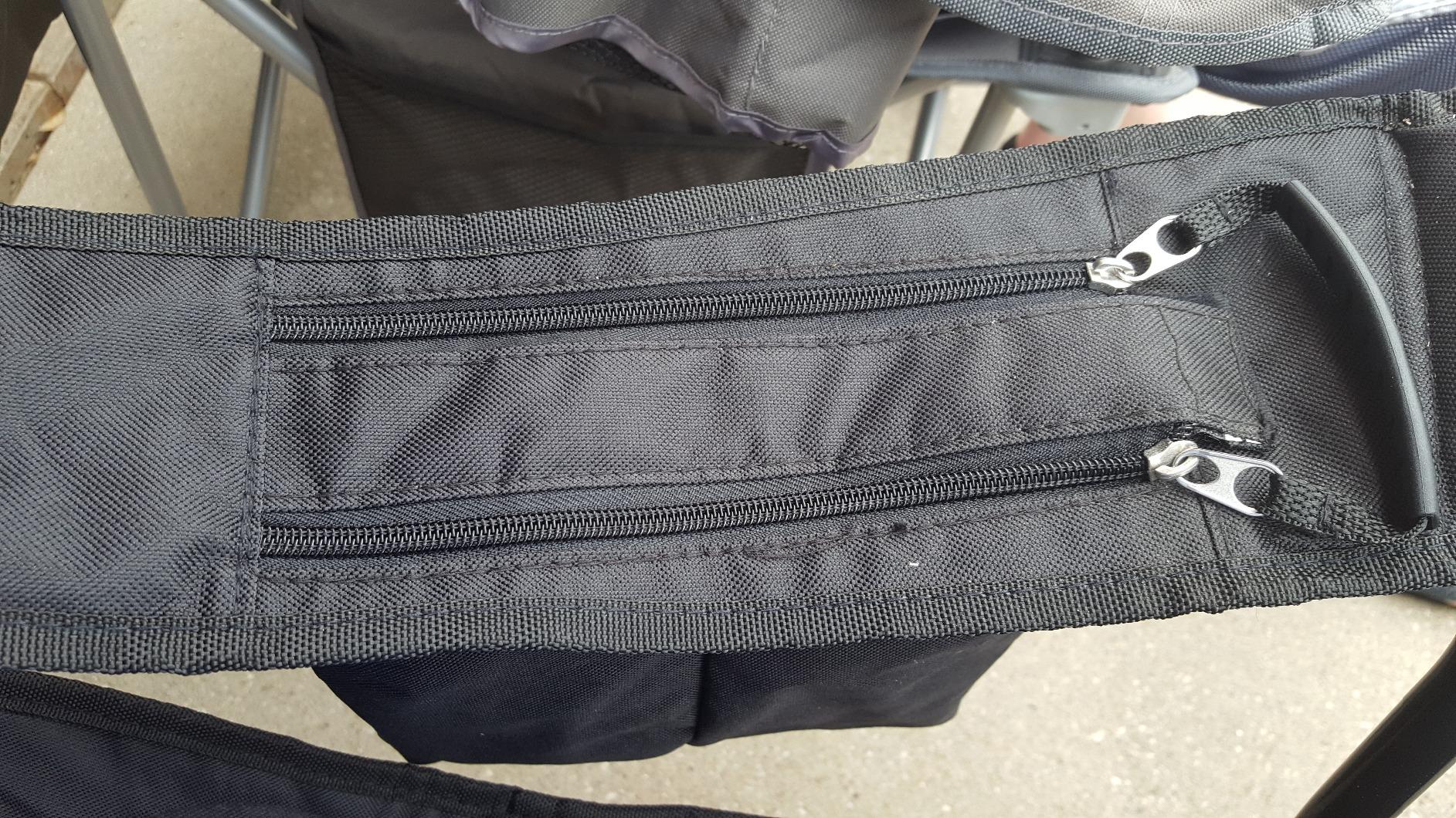 Coleman Portable Camping Chair with 4-Can Cooler, Cushioned Seat & Back with Side Pockets & Cup Holder, Carry Bag Included, Great for Camping, Tailgating, Firepits, Patio, & More - Customer Photo 2