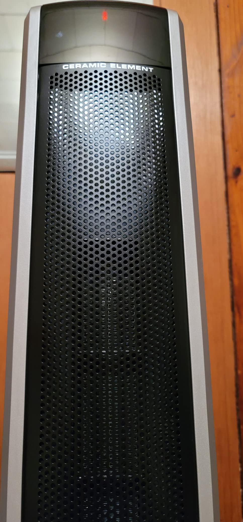 Lasko Oscillating Digital Ceramic Tower Heater for Large Rooms, with Adjustable Thermostat, Timer and Remote Control, 29 Inches, 1500W, Black, 5586 - Customer Photo 1