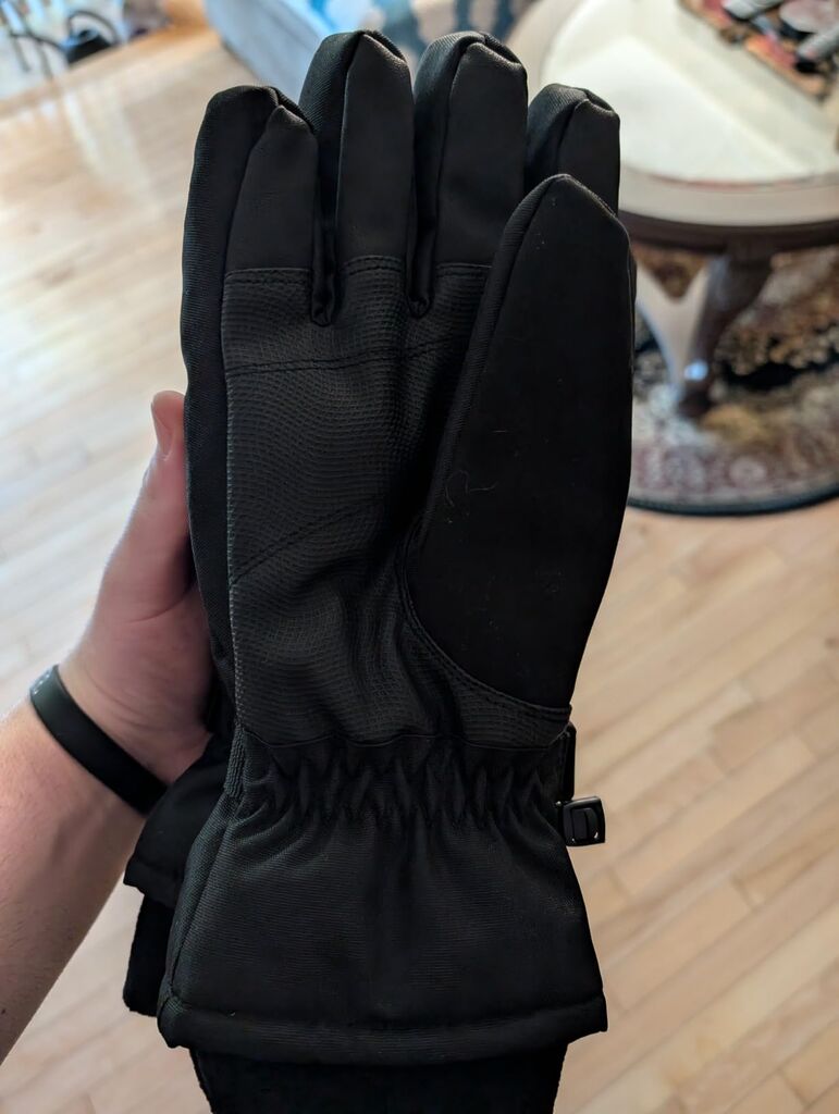 Carhartt Men's Waterproof Insulated Knit Cuff Glove Customer Review Carhartt Men's Waterproof Insulated Knit Cuff Glove - Customer Photo 2