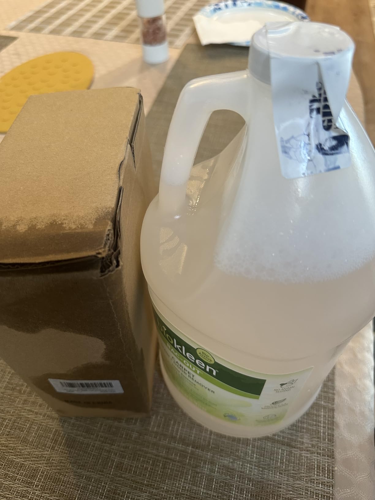 Biokleen Bac-Out Enzyme Stain & Odor Remover - 128 Ounces - Destroys Stains & Odors Safely, for Pet Stains, Laundry, Diapers, Wine, Carpets, & More, Eco-Friendly, Non-Toxic - Customer Photo 4