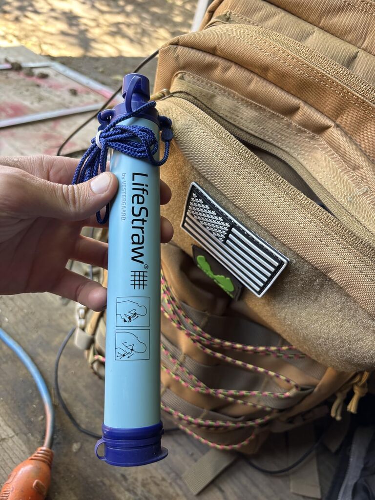 LifeStraw Personal Water Filter for Hiking, Camping, Travel, and Emergency Preparedness Customer Review LifeStraw Personal Water Filter for Hiking, Camping, Travel, and Emergency Preparedness - Customer Photo 1