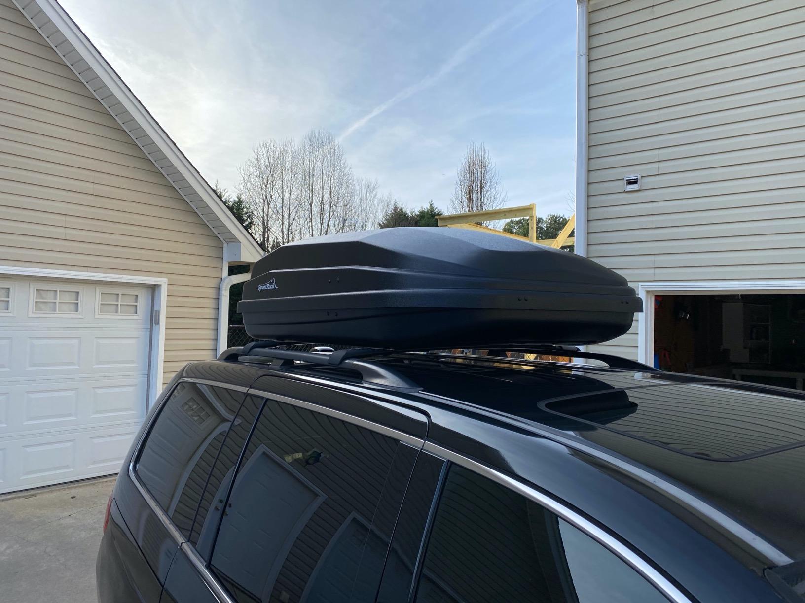 SportRack Vista XL Rear Opening Cargo Box,Black - Customer Photo 1