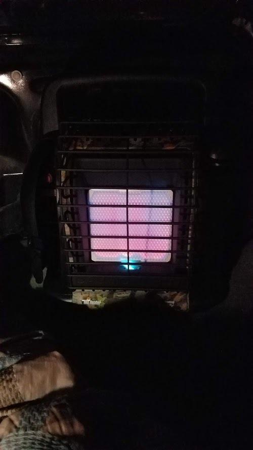 Mr. Heater MH12HB Hunting Buddy Portable Propane Heater - Indoor & Outdoor Use for Patio, Camping, Fishing, Hunting and Tailgating - Camouflage - Customer Photo 3