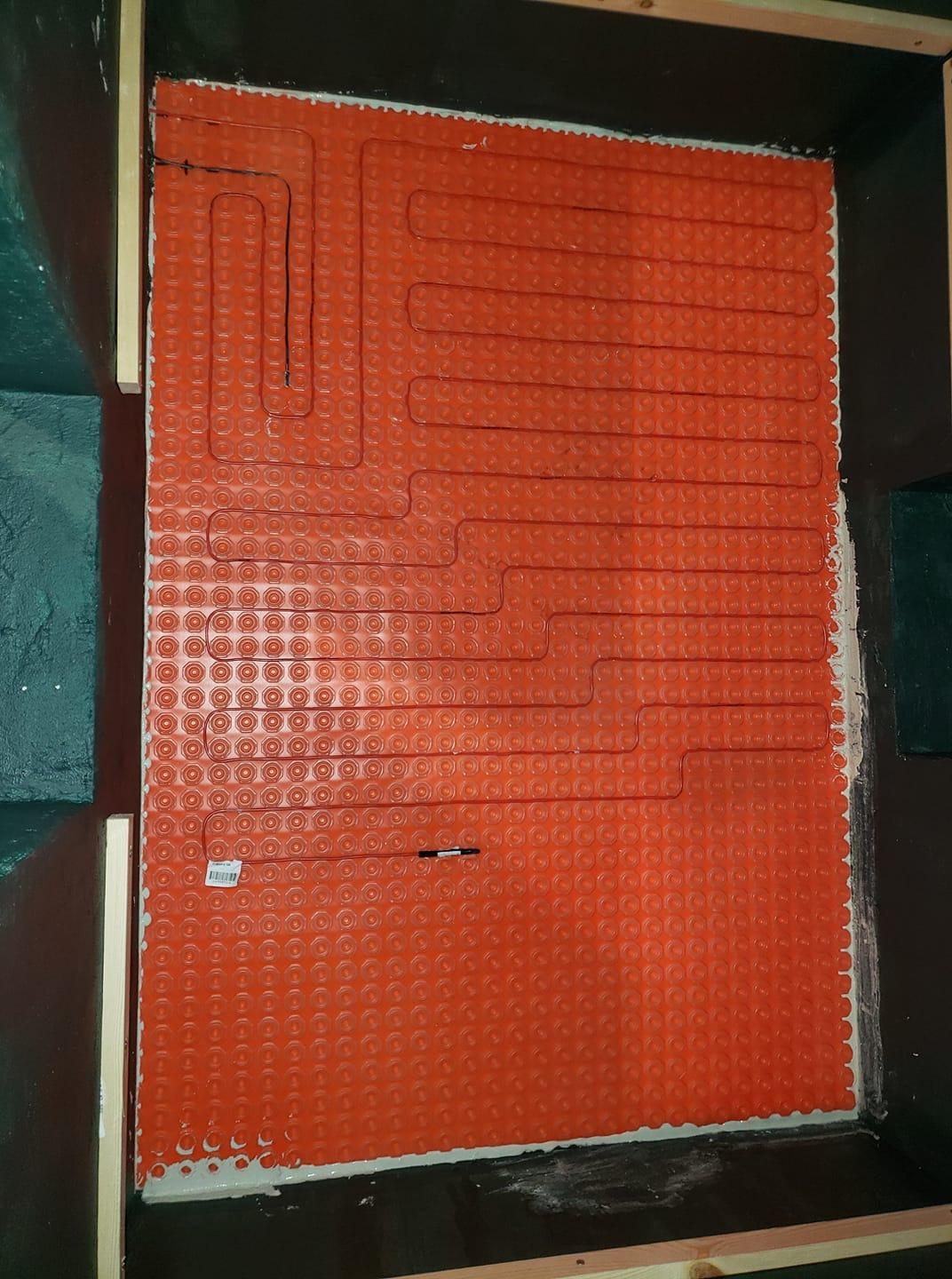 Electric Floor Heating System for Tile 40 sqft 120V 4Amps 480Watts-Heated Flooring System for Bathroom Floor Heating Kit Underfloor Comfort Heat 7Day/4Event Programmable GFCI Thermostat by Heatwave - Customer Photo 1