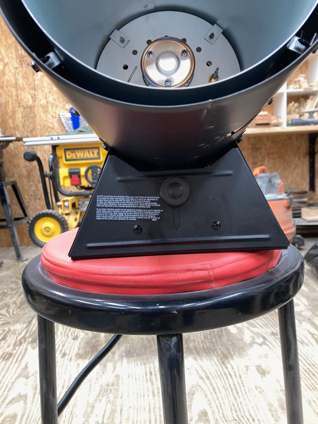 Mr. Heater MH60QFAV 60,000 BTU Portable Propane Forced Air Heater, 19.75 x 11.50 inches, black - Customer Photo 2