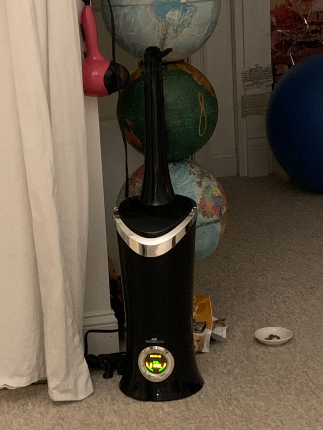 Air Innovations Humidifier Whisper-Quiet Large Capacity 1.7Gal Cool Mist Ultrasonic for Rooms up to 600 SqFt and Baby Bedroom Lasts Up to 96 Hours Includes Remote and Digital Display (Black) - Customer Photo 1