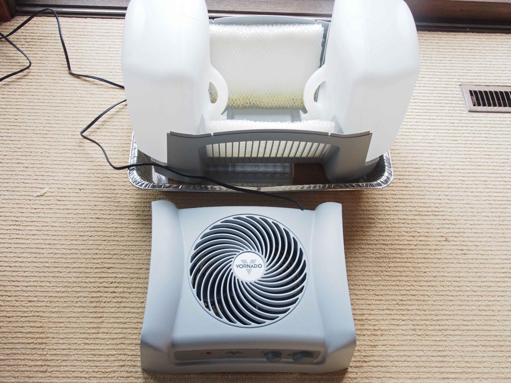 Vornado Evap40 4-Gallon Evaporative Humidifier, Adjustable Humidistat, 3 Speed Settings, Coverage up to 1,000 sqft, 4-Gallon Output (24 Hrs), Dual Tank, Perfect for Home, Bedroom, and Large Spaces - Customer Photo 1