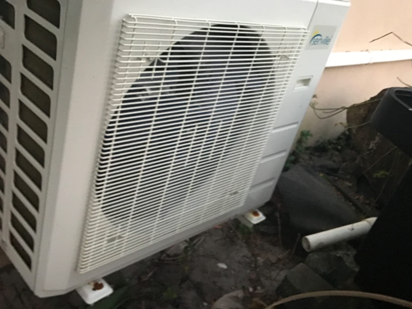 Senville LETO Series Mini Split Air Conditioner Heat Pump, 12000 BTU 110/120V, Inverter, Works with Alexa, SEER2 20.8, 1 Ton, White - Customer Photo 2