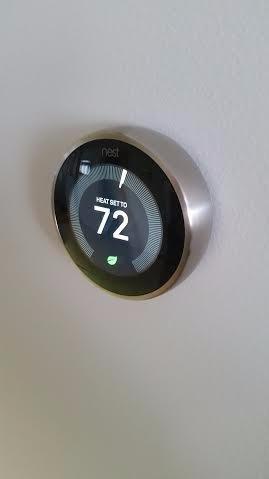 Google Nest Learning Thermostat - 3rd Gen (2015) - Programmable Smart Thermostat for Home - Works with Alexa - Stainless Steel - Customer Photo 3