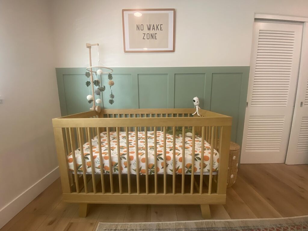 Babyletto Hudson 3-in-1 Convertible Baby Crib - GREENGUARD Gold Certified - Convertible Crib to Toddler Bed and Daybed - Baby Bed with 4 Adjustable Heights - Wooden Crib - Washed Natural customer photo 1