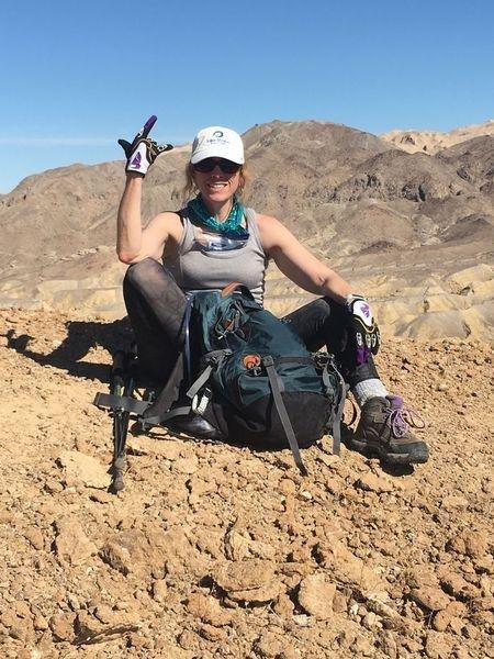 100% Carbon Fiber Trekking Poles by USA Brand - Ultra Strong Lightweight Collapsible Hiking Poles with Cork and EVA Foam Grips & Quick Adjustable Flip Locks - Customer Photo 5