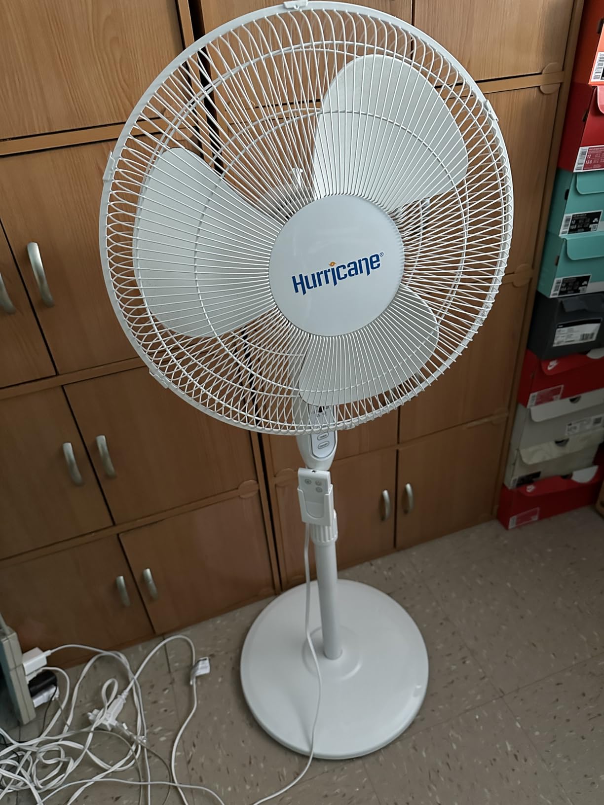 Hurricane Pro High-Velocity Oscillating Metal Stand Fan w/ 3-Speed Setting, 20