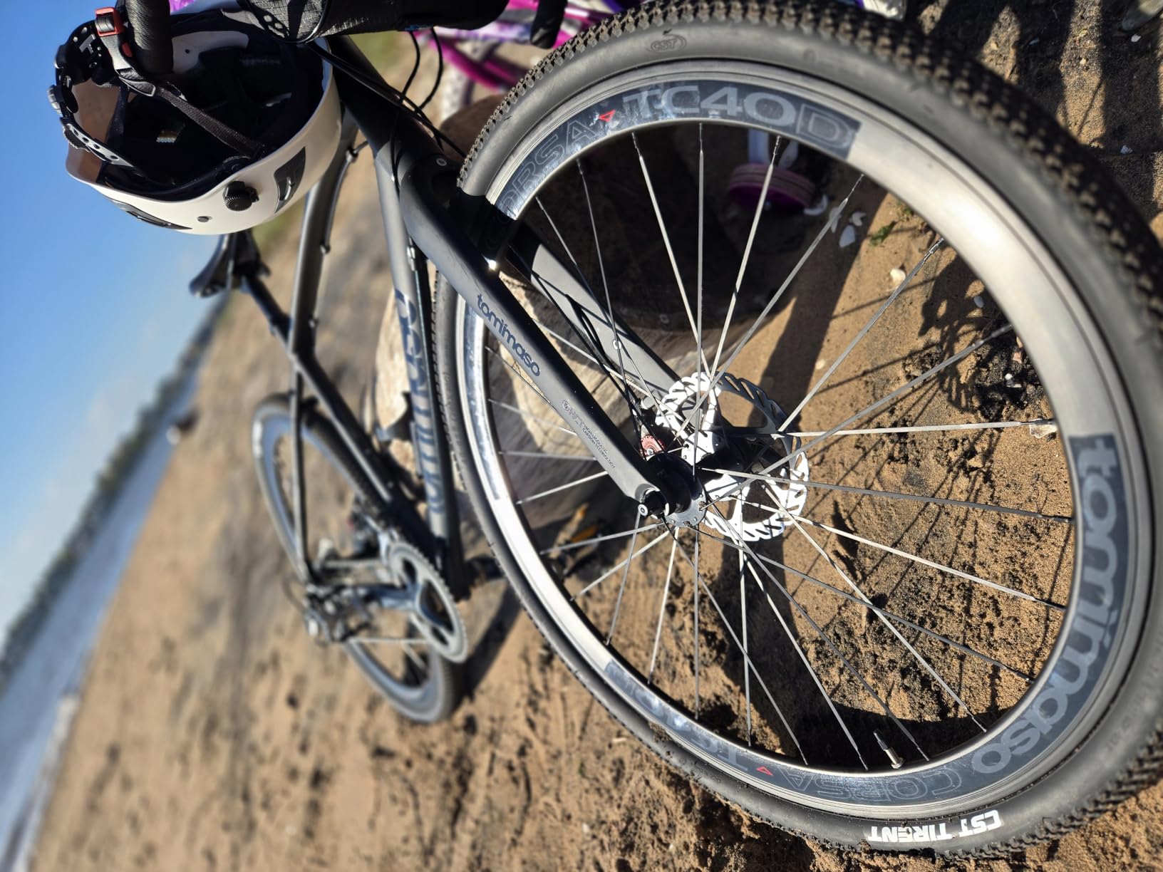 Tommaso Illimitate Sport Performance Aluminum Gravel Bike Carbon Fork Shimano Tiagra 20 Speeds Road Bicycle Men Road Bikes for Men - Customer Photo 3