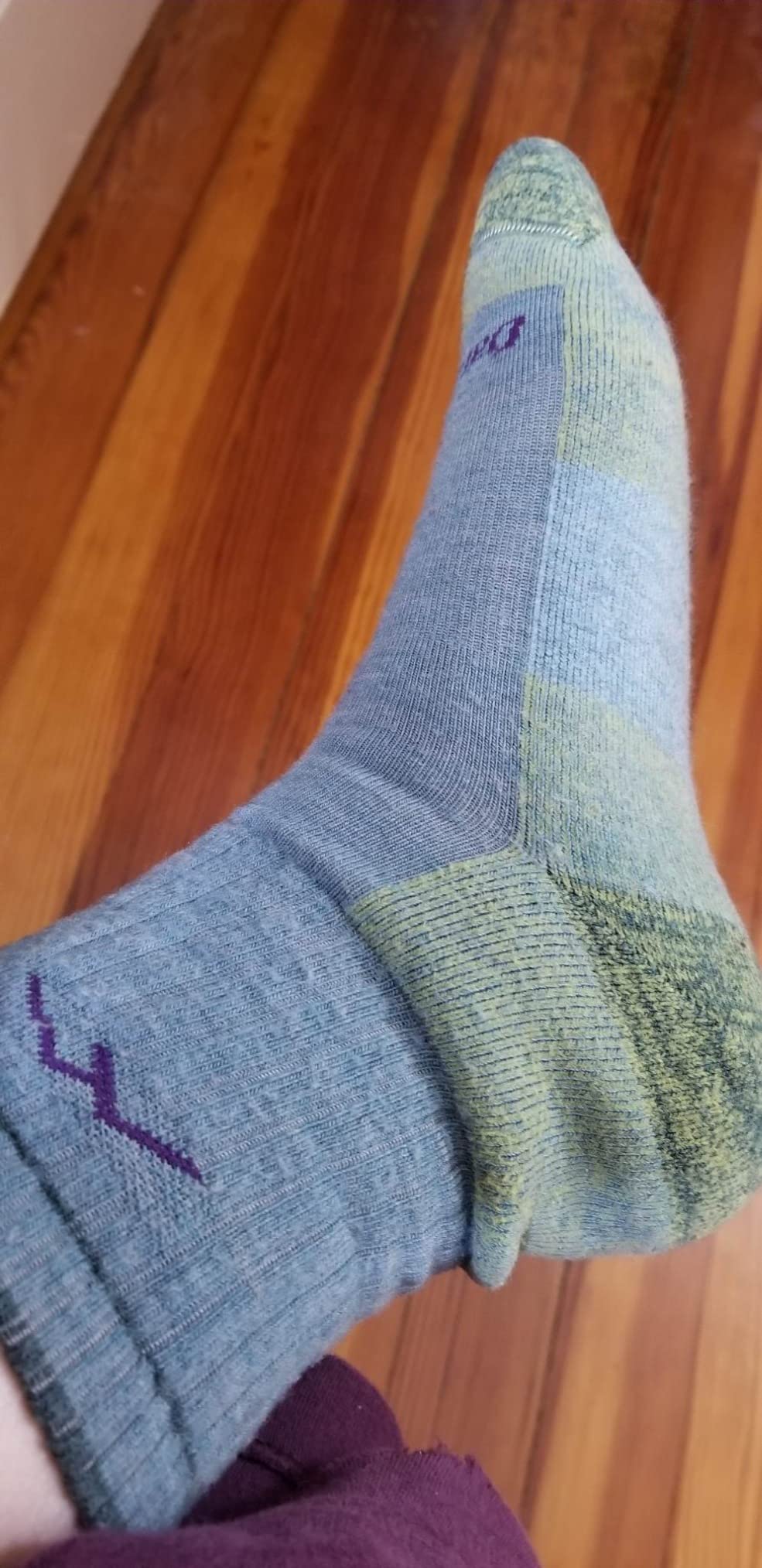 Darn Tough Vermont Women Merino Wool Micro Crew Socks Cushion - Customer Photo 2