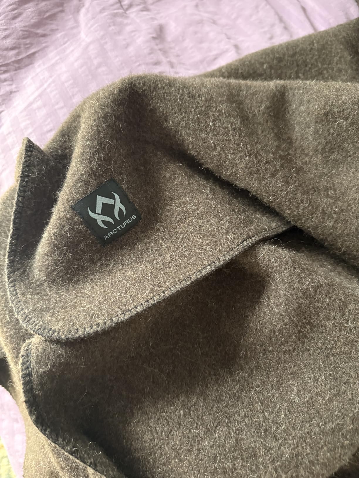 Arcturus Military Wool Blanket - Warm, Thick, Washable - Great for Outdoors, Camping, Stadium Blanket, Picnics, Travel - Car & Bushcraft Survival Kits - Customer Photo 2